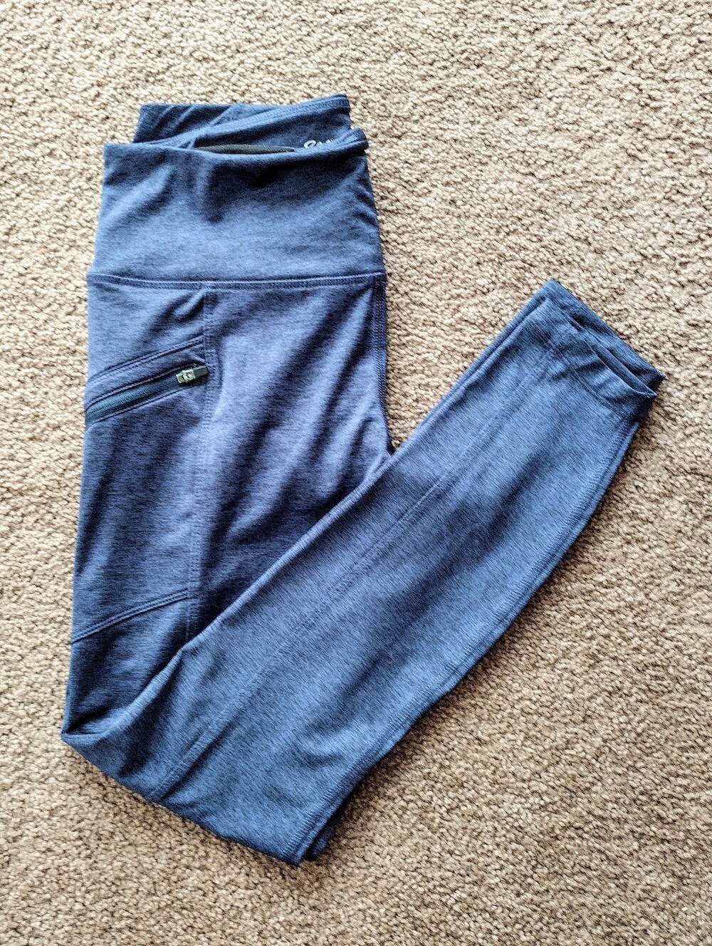 Eddie Bauer Heather Blue Trail Performance Leggings